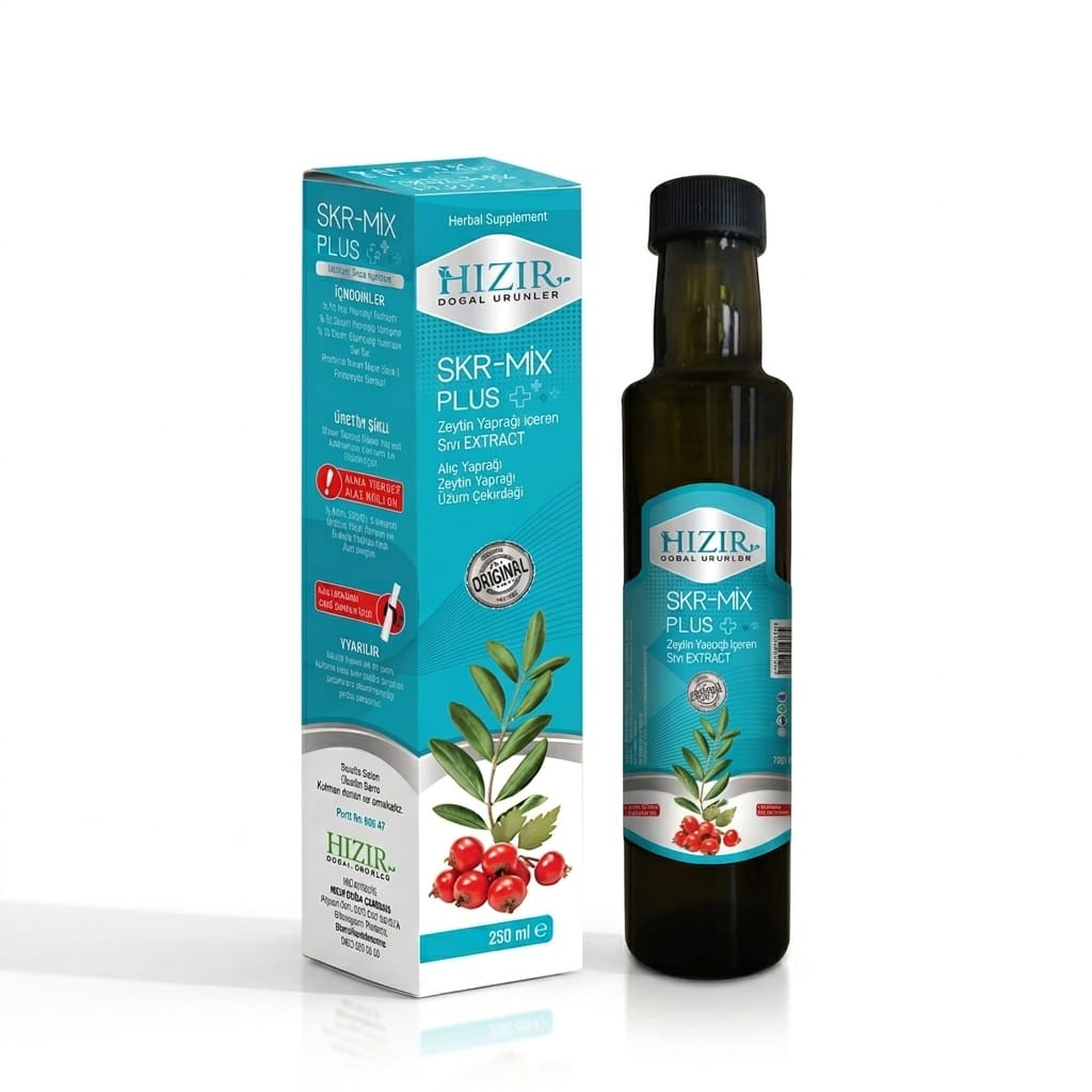 SKR-Mix Plus Zeytin Yaprağı Sıvı Ekstrakt 250 ml - Hızır Doğal Ürünler

