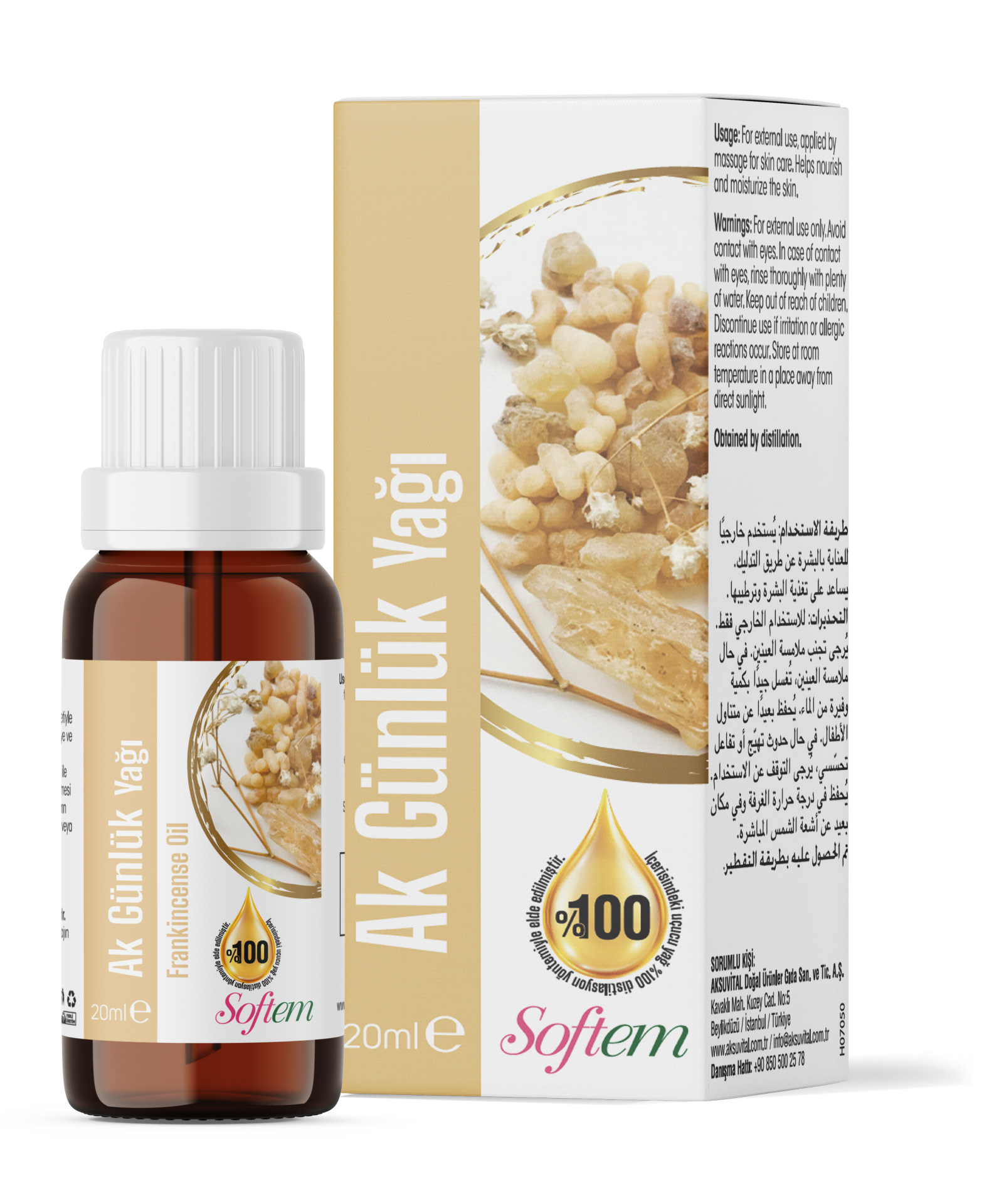 Softem Ak Günlük Yağı 20ml