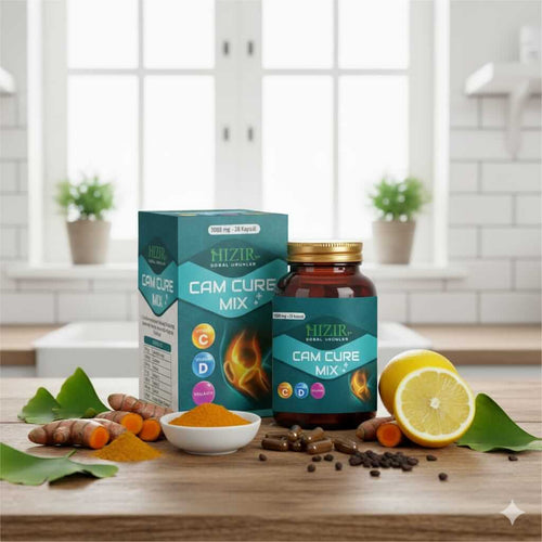 Hızır Camcure Mix 1000mg 30 Kapsül – Kollajen, Glukozamin, Hyaluronik Asit & Curcumin