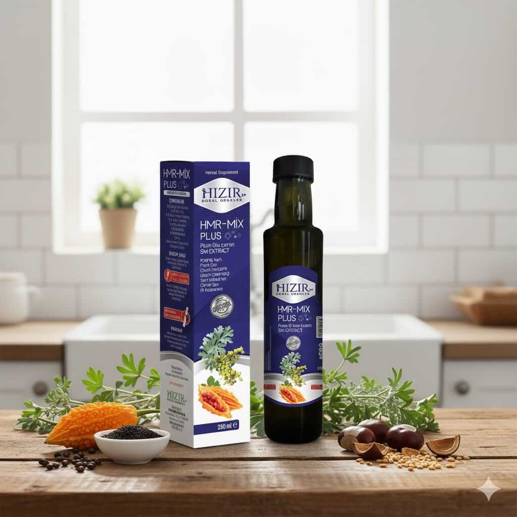 Hızır HMR-Mix Plus Pelin Otu Sıvı Ekstrakt 250ml – Kudret Narı, Çörek Otu & Üzüm Çekirdeği