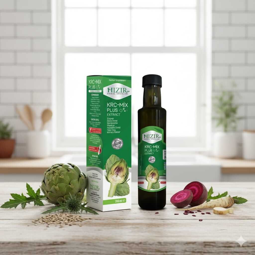 Hızır KRC-Mix Plus Ekstrakt 250ml – Enginar, Deve Dikeni & Karahindiba